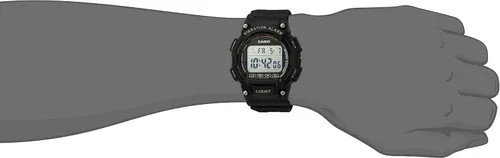 Miniatura 4 de Casio Serie W736H Reloj digital para hombre Cronómetro 1/100 SEC Temporizador de cuenta regresiva Luz LED súper iluminadora Resistencia al