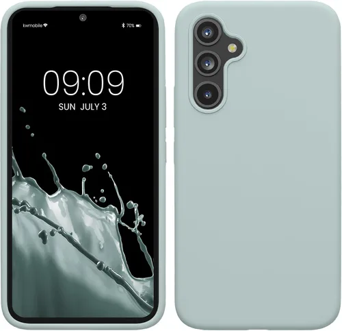 Miniatura 168 de kwmobile Funda Compatible con Samsung Galaxy A14 5G - Funda de teléfono de TPU y silicona con acabado suave - Verde Lima