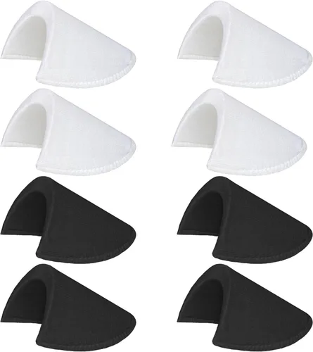 Miniatura 12 de Almohadillas de hombro de 1/2 pulgadas, 12 pares, almohadillas de hombro cosidas, almohadillas de espuma de esponja suave para hombres y mujeres