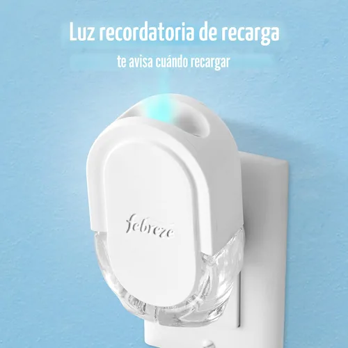 Miniatura 8 de Febreze Fade Defy PLUG - Ambientador antiolor para eliminar olores, Downy April Fresh, Gain Original, Linen & Sky, (3) recargas de aceite perfumado