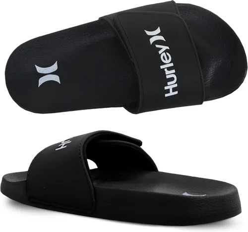 Miniatura 14 de Hurley Naia - Sandalias de deslizar para niñas y niños, pantuflas de puesta fácil con correa ajustable, sandalias para niños