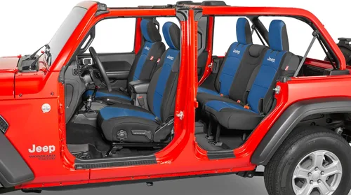 Miniatura 20 de Diver Down Neoprene Seat Cover Set - Fits Jeep JL 2-Door 2018-2026 Wrangler - Front and Back Seat Set - Custom Fit - Soft Padded Cushion Feel