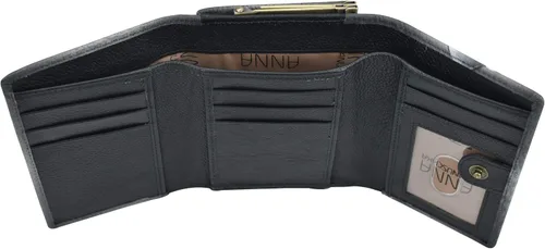 Miniatura 32 de Anna by Anuschka Cartera de tres pliegues pintada a mano para mujer de cuero