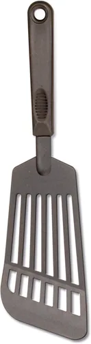 Miniatura 5 de Norpro 905 - Espátula de nailon de alta resistencia al calor, redonda ranurada, 11.5 pulgadas, color negra, 12 pulgadas, Negro
