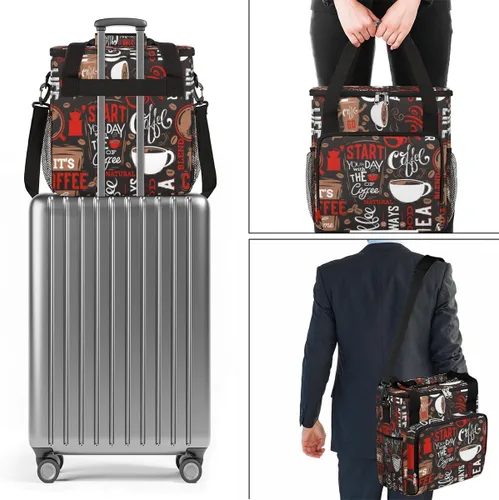 Miniatura 7 de Keurig K-Mini Plus - Estuche portátil para cafetera de una sola porción con bolsillos para cápsulas K-Cup, bolsa de almacenamiento de viaje marrón