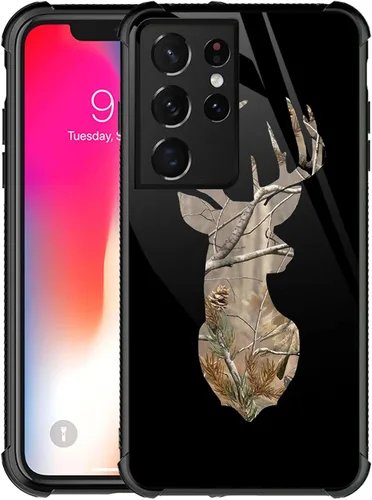 Miniatura 68 de Funda compatible con Samsung Galaxy S22 Ultra, diseño de calavera de dedo medio, diseño increíble a prueba de golpes, antiarañazos, carcasa trasera