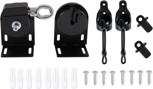 Miniatura 8 de Kit elástico + soporte inalámbrico, accesorios de instalación de repuesto universales para sombrilla de interior/exterior y persianas enrollables