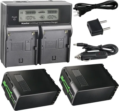 Miniatura 4 de Kastar BP-U100 AC LCD Cargador rápido dual compatible con Sony PMW-EX3 PMW-EX3R PMW-EX160 PMW-EX260 PMW-EX280 PMW-F3 PMW-F3K PMW-F3L XDCAM EX HD422