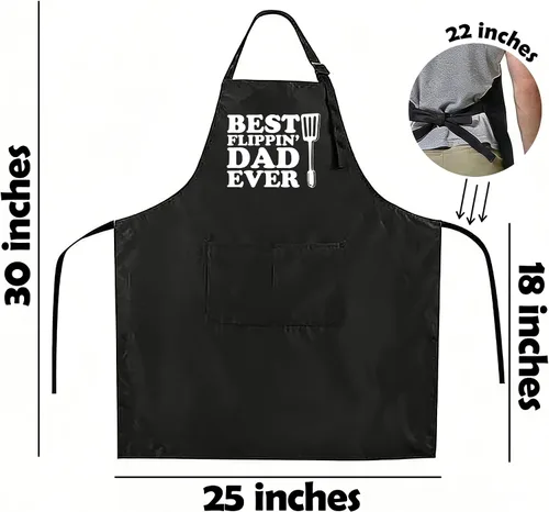 Miniatura 2 de Funny Apron for Men Women, Birthday, Father’s Day Grilling Gifts for Papa, Husband.