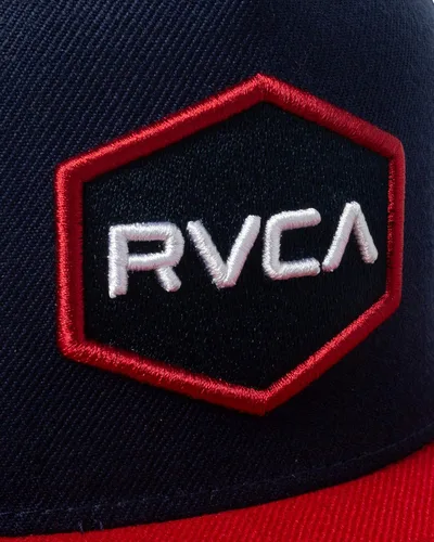 Miniatura 5 de RVCA Sombrero de ala recta ajustable Snapback para hombre