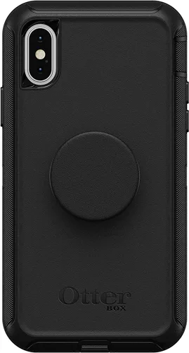 Miniatura 3 de OtterBox + Funda Pop Defender Series para iPhone Xs y iPhone X (no Xr/Xs Max) Embalaje no minorista - Negro