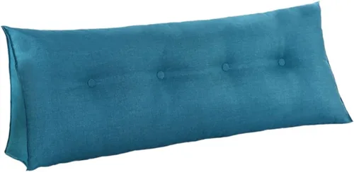 Miniatura 4 de Almohada de cuña para dormir, cojín grande con funda de almohada extraíble, cojín triangular para soporte de espalda para cama o sofá tamaño King