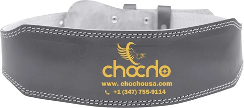 Miniatura 9 de ChoCho Track Cinturón de levantamiento de pesas ajustable de cuero genuino 4 gimnasio fitness culturismo levantamiento de pesas propulsores