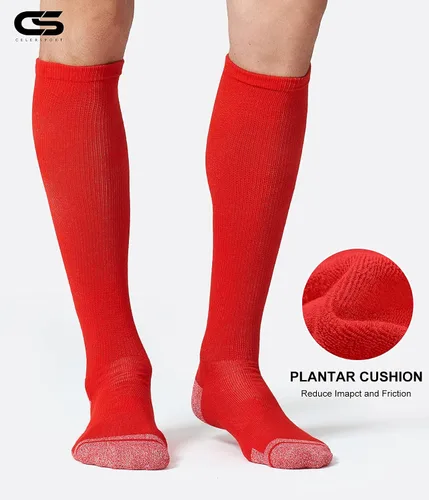 Miniatura 2 de CS CELERSPORT Paquete de 23 calcetines de béisbol y sóftbol para fútbol, hasta la rodilla, sobre la pantorrilla, calcetines deportivos