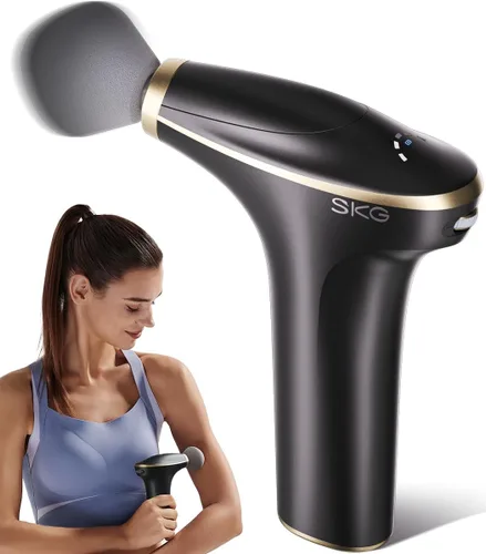 SKG Mini pistola de masaje de tejido profundo para mujeres y hombres, regalo de cumpleaños elegible por la FSA y HSA para mujeres y hombres, pistola