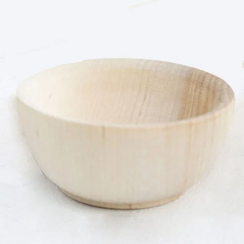 Miniatura 5 de Chica and Jo Juego de 10 cuencos pequeños de madera sin terminar – Cuencos de pellizco, tazas de condimentos, saleros (10) – Fabricado