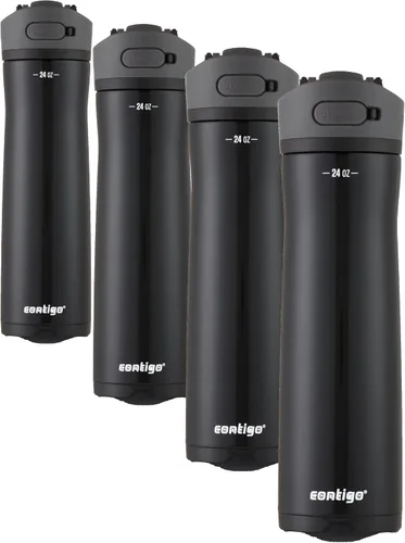 Miniatura 11 de Contigo Ashland 2.0 - Botella de agua a prueba de fugas con bloqueo de tapa y popote inclinado, apta para lavavajillas, tapa intercambiable, 24 Azul