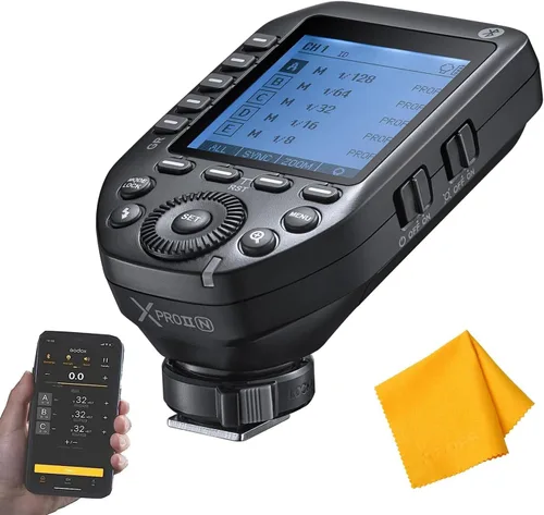 Miniatura 10 de Godox XProII XProII-S Disparador de flash inalámbrico para cámara Sony, transmisor de flash inalámbrico 2.4G HSS 1/8000S, conexión Bluetooth
