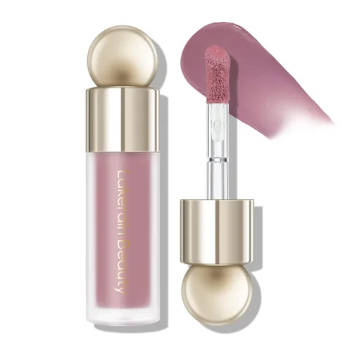 Miniatura 10 de KYDA Iluminador líquido, brillo natural con tinte, acabado sedoso y duradero, cobertura ligera y cremosa de seda, maquillaje para realzar el rostro