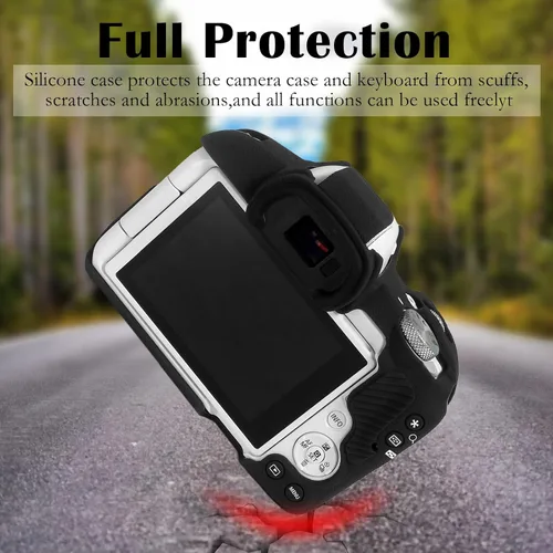 Miniatura 6 de Easy Hood Funda para cámara R50, con botones que marcan la funda protectora de la cámara para cámara de vlogging sin espejo Canon EOS R50, funda