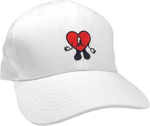 Miniatura 5 de Gorro de béisbol de algodón con diseño de conejo de Bad Rabbit Reggaeton Happy Easter unisex bordado ajustable