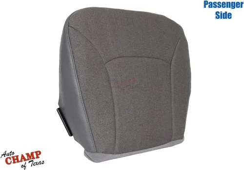 Miniatura 2 de Compatible con Ford E-150 E-250 E-350 Van-Passenger 2004-2008 Funda de asiento de tela gris