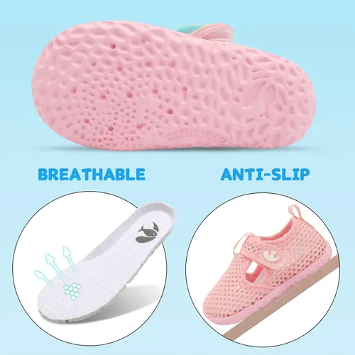 Miniatura 66 de FEETCITY Baby Boys Girls Water Sport Shoes Barefoot Kids Aqua Socks Quick-Dry Beach Swim Pool Shoes