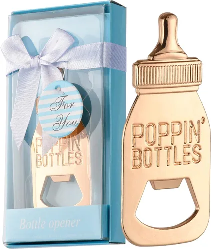 12 abrebotellas, recuerdo de baby shower para invitados, abrebiberones de oro rosa, regalos de boda, regalos de baby shower, regalo para invitados,