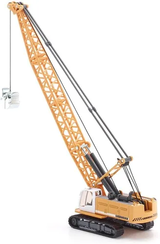 Miniatura 3 de Siku 1891, Liebherr Excavadora de cable, 1:87, Metal/Plástico, Amarillo, Scoop abre y cierra, incl. cabrestante de cable giratorio