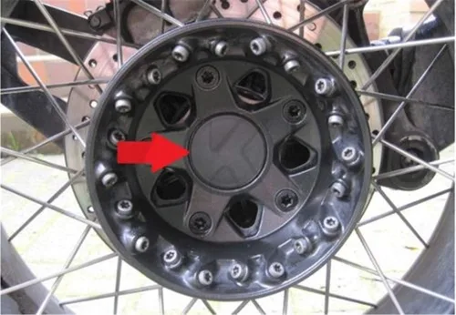 Miniatura 8 de SMT-1 Juego de 2 cubiertas de cubo de rueda compatible con Bimmer R1200 GS LC (>2013) negro [B07KPQDPGR]