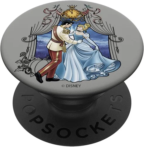 Disney PopSockets PopGrip de Cenicienta Prince Charming Love Portrait PopSockets - Agarre intercambiable para teléfonos y tabletas