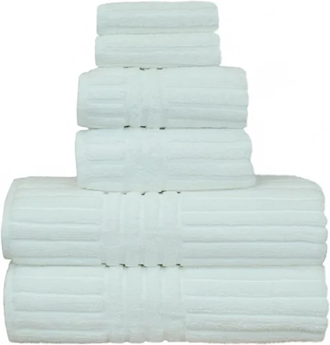 Miniatura 20 de Colección de calidad de hotel y spa, altamente absorbente y de secado rápido, 100% algodón turco, 750+ GSM, toallas ecológicas, toallas con borde