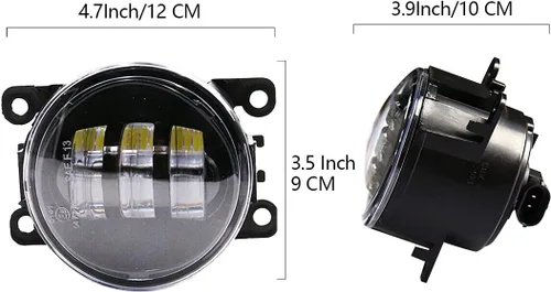 Miniatura 3 de Luces antiniebla LED redondas de 3.5 pulgadas, lámpara antiniebla de repuesto blanca universal para Honda, Ford, Nissan, Subaru, Suzuki, Lincoln