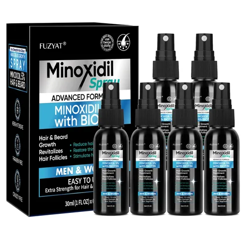 FUZYAT 5% Spray de Minoxidil para Hombres y Mujeres, Minoxidil para el Crecimiento del Cabello en Mujeres, Spray de Minoxidil para el Crecimiento
