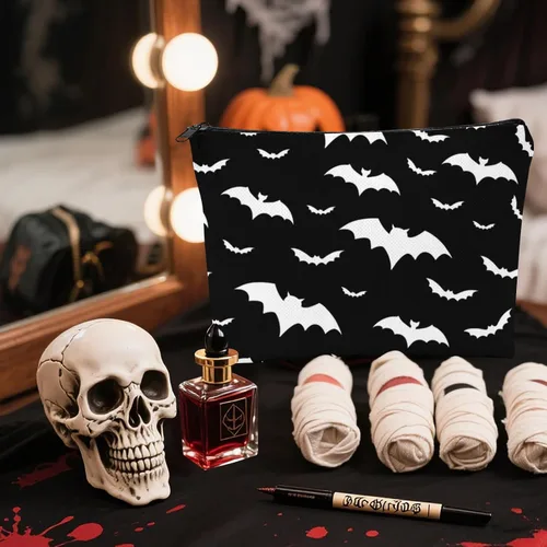 Miniatura 2 de Bolsa de maquillaje de leopardo, de gran capacidad, portátil, para artículos de tocador, bolsa de cosméticos para mujeres, bolsa de viaje