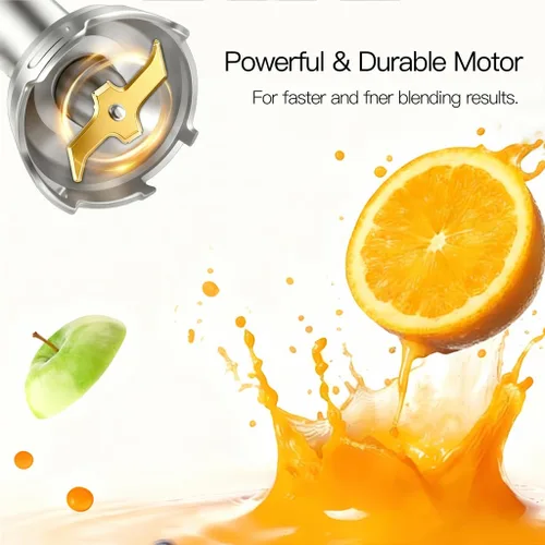 Miniatura 5 de MegaWise Pro Hand Blender Nueva versión 2025 (negro, 5 en 1)