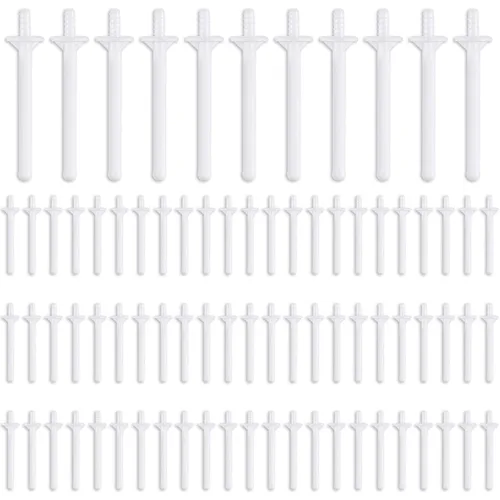 50 piezas de varillas de cera para la nariz, tiras de varilla de cera de plástico, eliminación de limpieza de fosas nasales para hombres y mujeres,