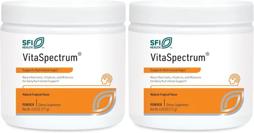 Miniatura 8 de Klaire Labs SFI Health VitaSpectrum - Polvo multivitamínico/mineral para niños con 23 nutrientes esenciales, sabor tropical para niños, sin cobre
