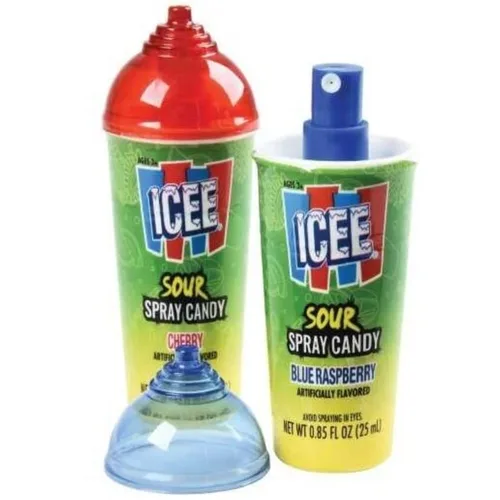 Miniatura 3 de Koko's Icee - Caramelo en aerosol agrio de 0.85 onzas - Caja de 12