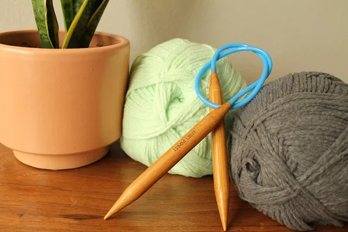 Miniatura 5 de KnitPal Juego de agujas de tejer circulares de bambú de 47 pulgadas (47.2 in), 16 pares, tamaños: US 0-17 (0.079 in-0.472 in) - Agujas de tejer