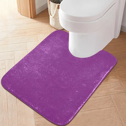 Miniatura 10 de Alfombra de baño amarilla, suave, absorbente, lavable a máquina, juego de alfombras de baño antideslizantes para puerta de baño, dormitorio