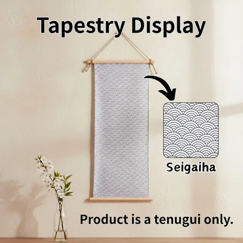 Miniatura 9 de Toalla tradicional Tenugui fabricada en Japón, prevención de deshilachado, 100% algodón, toallas de cocina ecológicas para regalo
