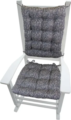 Miniatura 22 de Barnett Home Decor Cojines de microgamuza para mecedora, relleno de espuma de látex, cojín para el respaldo y el respaldo, gamuza vegana