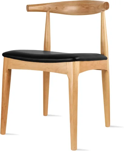 Miniatura 6 de 2xhome sillón de brazos estilo Eames, Madera Noble Natural