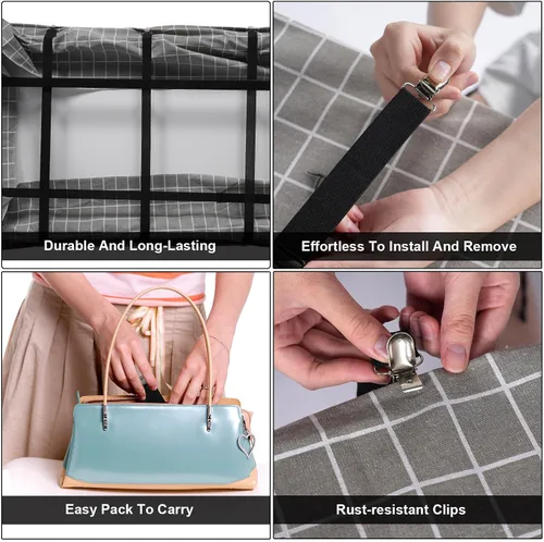 Miniatura 6 de Clips ocultos para mantel: perfectos para mesas de picnic y mesas gruesas en interiores y exteriores, mantén tu mantel seguro con nuestros clips