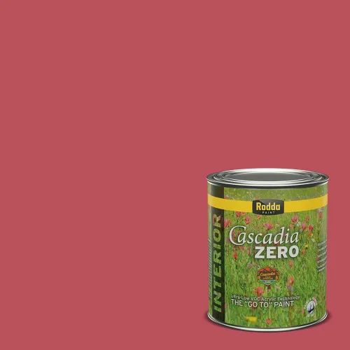 Miniatura 81 de Rodda Paint CASCADIA ZERO - Pintura plana e imprimación para interiores en uno, cuarto de galón, rosa Mullen