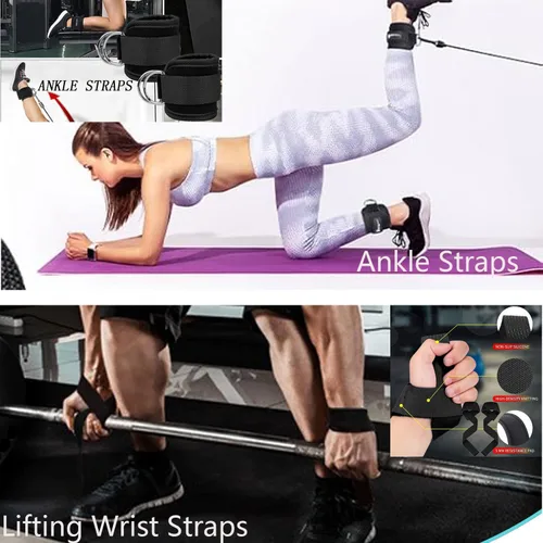 Miniatura 4 de Máquina de cables para gimnasio en casa, accesorios para máquina de cables de press de tríceps hacia abajo, accesorios para jalones LAT hacia abajo