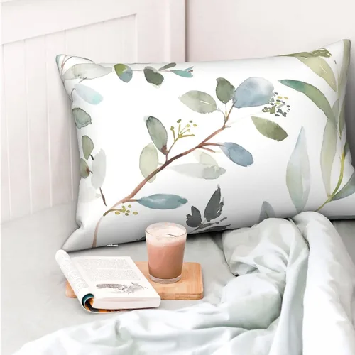 Miniatura 6 de Funda de almohada de caballos con múltiples capas de caballos florales, tamaño Queen, funda de almohada suave de 20 x 30 pulgadas, duradera