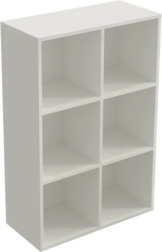 Miniatura 21 de OSCHF - Estantería de almacenamiento de 9 cubos, estantería de madera de 3 niveles con soporte en el suelo, estantería abierta para el hogar