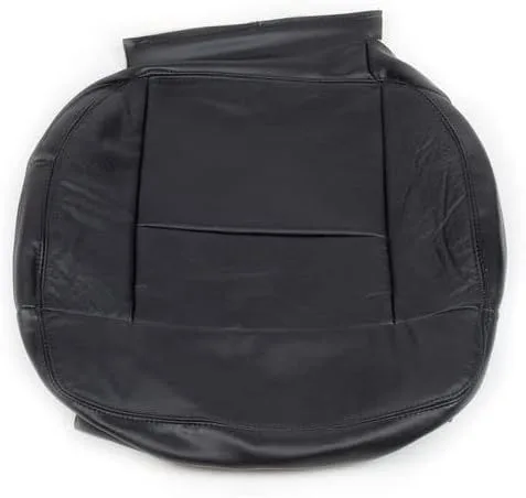 Miniatura 3 de 2004-2008 para Ford F150 SuperCrew Lariat Crew Driver Bottom Funda de asiento de cuero negro